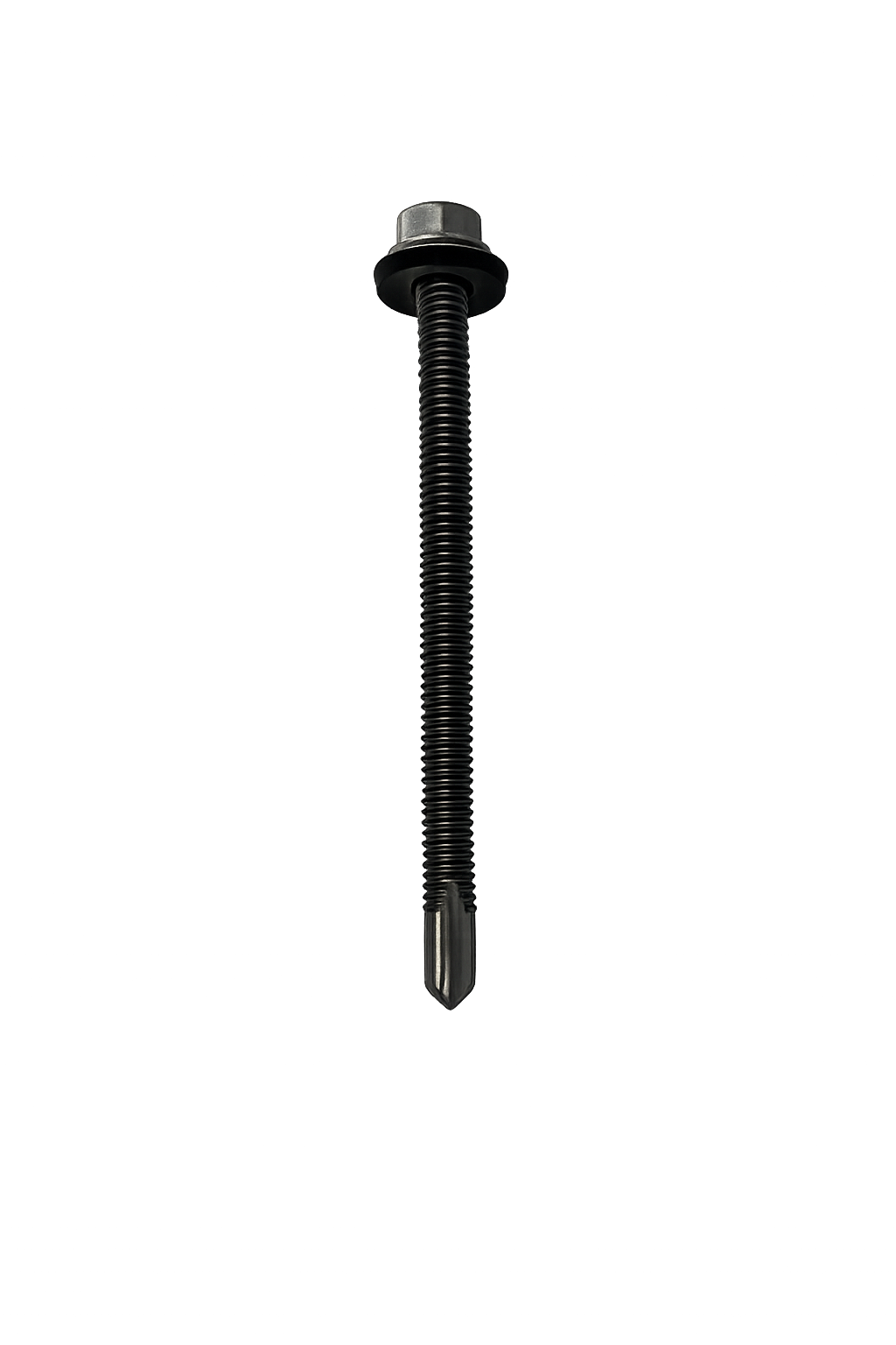 Carbon Steel Self-drilling screw 6.3x85 mm for Metal Purlin (with bonded washer,All Thread)