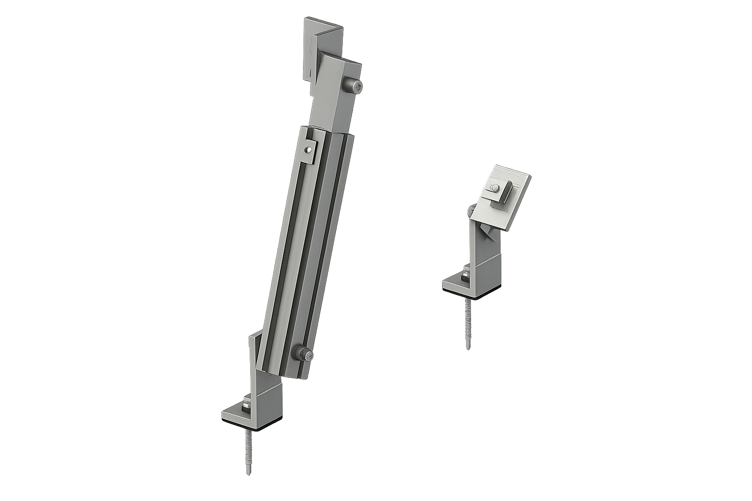 PV-ezRack SolarRoof, ขาตั้งปรับเอียงพร้อม L-Feel, ปรับได้, 10-15 องศา, ประกอบล่วงหน้า, โมดูล z